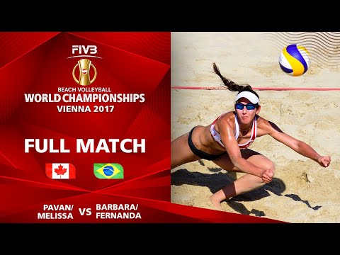 Pavan/Humana Paredes vs. Barbara/Fernanda - FULL MATCH | Beach Volleyball World Champs Vienna 2017