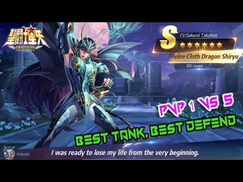 Saint Seiya Awekening : Best Defend Best Tank, God Cloth Dragon Shiryu, 1 Vs 5