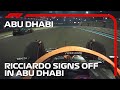 Danny Ric Says 'Thank You!" | 2022 Abu Dhabi Grand Prix