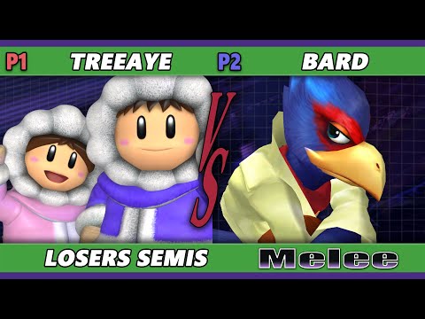 S@X 474 Losers Semis - Treeaye (Ice Climbers) Vs. Bard (Falco) Smash Melee - SSBM