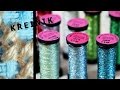 Нитки KREINIK. Моя коллекция. Виды и использование металлизированных ниток ...