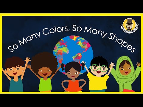 So Many Colors, So Many Shapes | Diversity Song | The Singing Walrus
