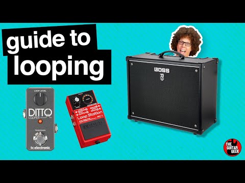 How to use a LOOPER pedal with your BOSS Katana 50 or 100 (and other amps)