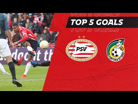 Waanzinnige STREEP Ronald Koeman, KNAL van Gakpo 💥 | TOP 5 GOALS PSV - Fortuna Sittard