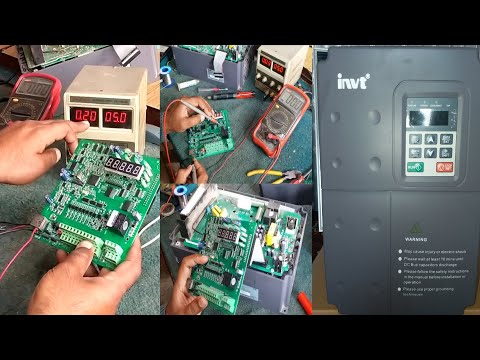 invt vfd repair display off 7.5 kw