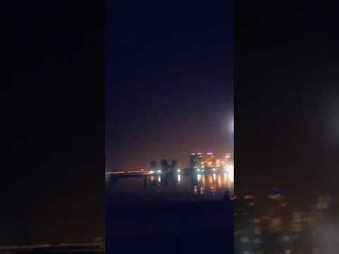 Dubai Marina on the night 🌆 wonderful place near beach 🏖😘