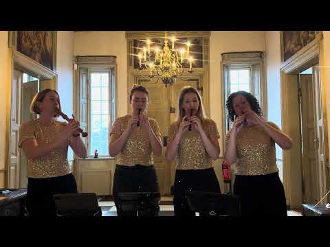 @WoodpeckersQuartet play In dulci Jubilo BWV 608