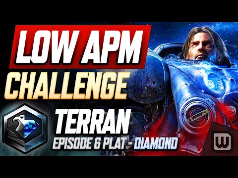StarCraft 2 Low APM Challenge 2022! Terran Rank Up Guide - Plat to Diamond (Ep. 6)
