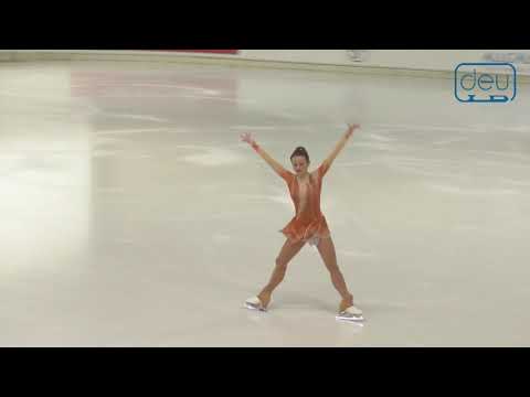 Antonela Moll. Oberstdorf 2019. Gold Ladies I FS. 4 place