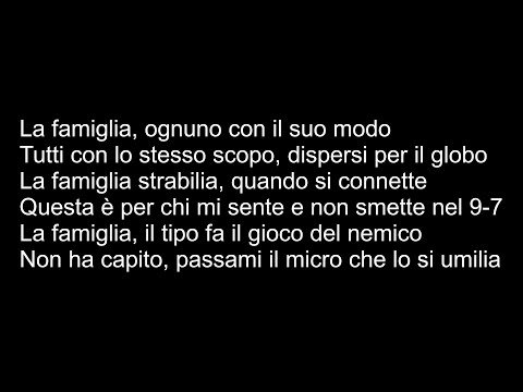 Fritz Da Cat - La Famiglia (feat. Esa) (Testo) [HD]