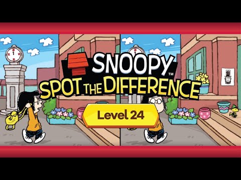 Snoopy Spot the Difference | Episode 2 | Level 24 | Normal