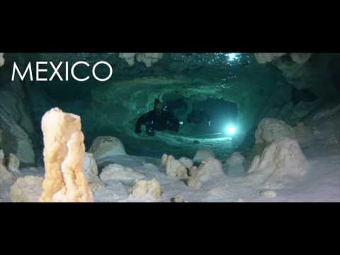 Cave 1zplayDive Playa del Carmen与高级潜水员墨西哥