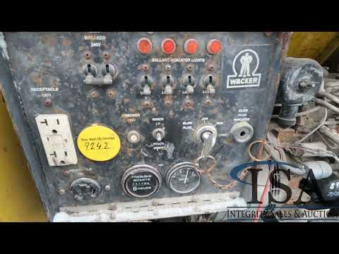 21195 - 2005 Wacker LTP4 Light Plant Will Be Sold At Auction!