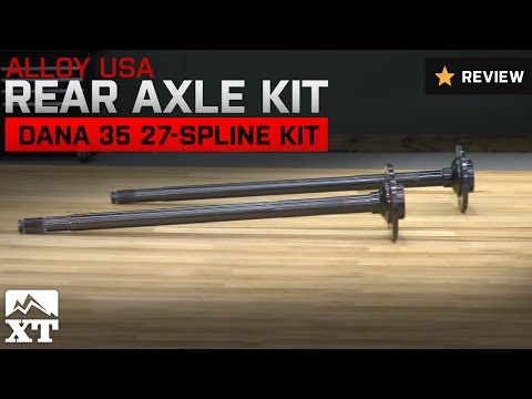 Jeep Wrangler Alloy USA Rear Axle Kit Dana 35 27-Spline Kit (1990-2002 YJ, TJ) Review