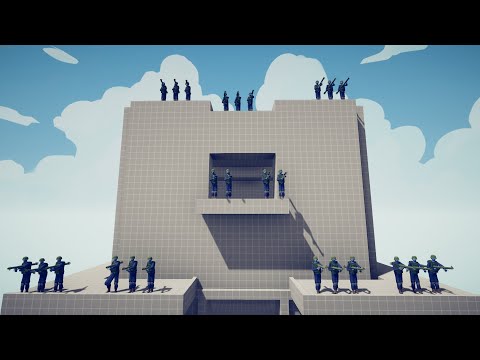 🔥 BAZOOKA DEFEND THE TOWER vs UNITS Totally Accurate Battle Simulator TABS 🔥