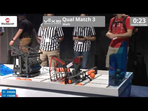VEX Worlds 2016 - VEXIQ Middle School - Math - Qual 3 (31029A 11029B) 119