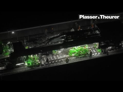 At night on Japanese high-speed lines: SES 170 – Plasser & Theurer | aktuellTV (EN)