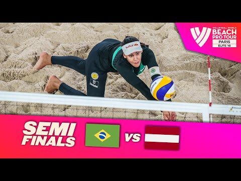 Duda/Ana Patrícia vs. Samoilova/Graudina - Semi Final Highlights Paris 2022 #BeachProTour