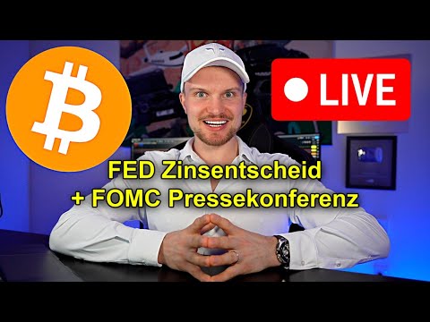 🚨BITCOIN LIVE TRADING: ACHTUNG FED ZINSENTSCHEID!!! ⚠️🔥🚨