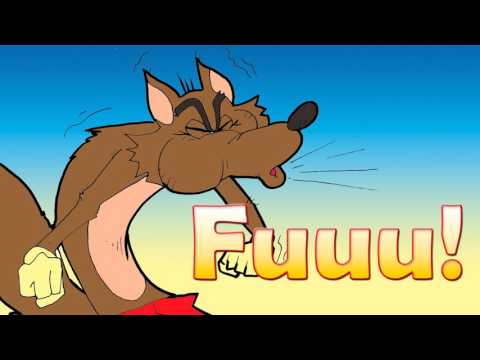 Os três porquinhos e o lobo mau! Música da tia Cris!  #3porquinhos  #lobomau #musicainfantil