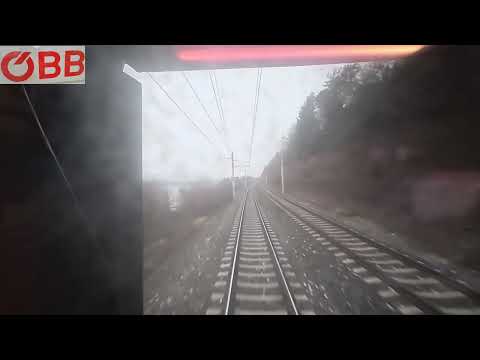 Mitfahrt im Comfortjet am EC/RJ56 Villach Hbf~Wien Meidling via Graz (Koralmstrecke) am 20.12.2025