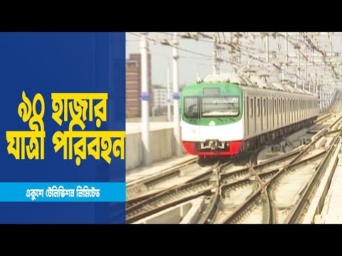 ১০ দিনে ৮৮ লাখ টাকা আয় করেছে মেট্রোরেল