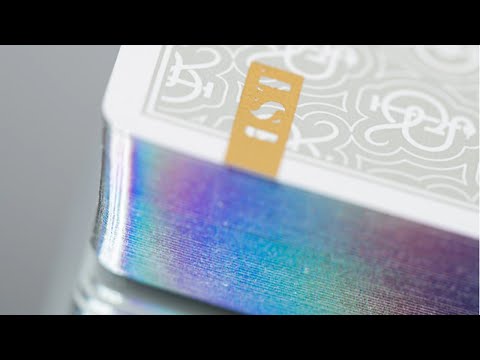 FIRST LOOK - Holographic GILDED 1ST Playing Cards! #Shorts