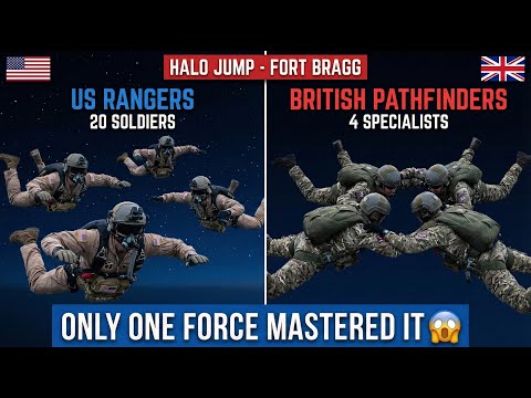 British Pathfinders vs US Army Rangers and Airborne — Only One Force Mastered HALO Jump 😱