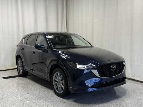 2025 Mazda CX-5 GT AWD in Blue for sale at Park Mazda in Sherwood Park, AB