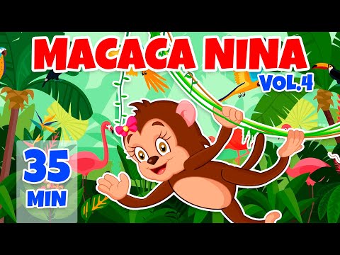 Macaca Nina Vol. 4 - Giramille 35 min | Desenho Animado Musical