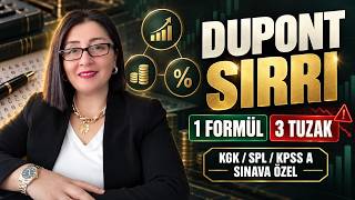 DuPont Analizi Formul Açılımi&ROE karlılık hesaplama