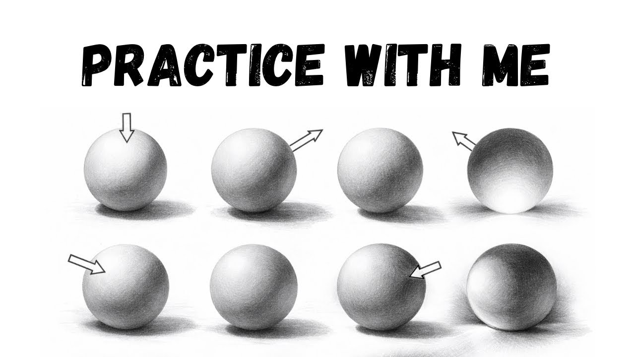 How to Shade a Sphere with Different Light Sources | Beginner Art Journey