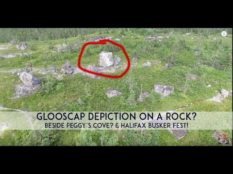 GLOOSCAP ROCK BY PEGGYS COVE, NOVA SCOTIA!
