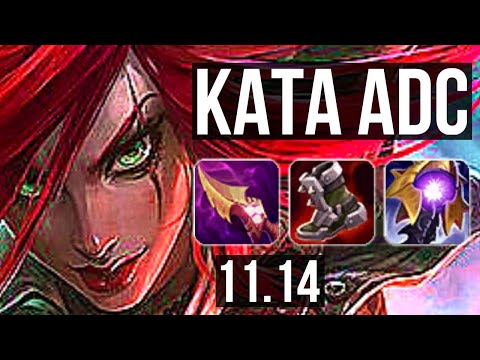 KATARINA & Leona vs KAI'SA & Sett (ADC) | 18/1/7, 1400+ games, Legendary | EUW Diamond | v11.14