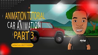 How to Design and Animate a car (toonboom) Part 3 Animating the car  #sokotv