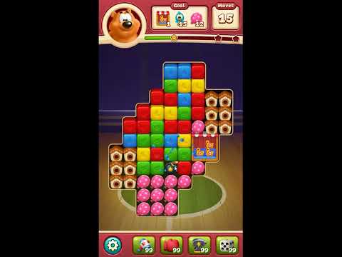 Toon Blast Level 6885 - NO BOOSTERS 🐻🐺🐱 | SKILLGAMING ✔️