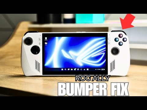 ASUS ROG ALLY BUMPER BUTTON FIX (RB/LB) STEP BY STEP REPAIR