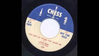 JOHN BRIM - YOU GOT ME WHERE YOU WANT ME - CHESS