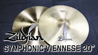 Video thumbnail for Zildjian Hand Cymbals SYMPHONIC VIENNESE 20" by nc39yuki