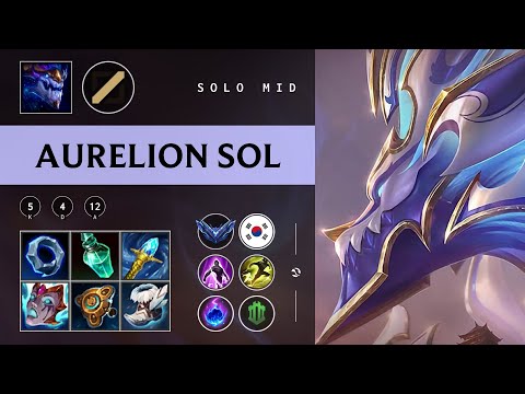Aurelion Sol Mid vs LeBlanc - KR Diamond Patch 25.24