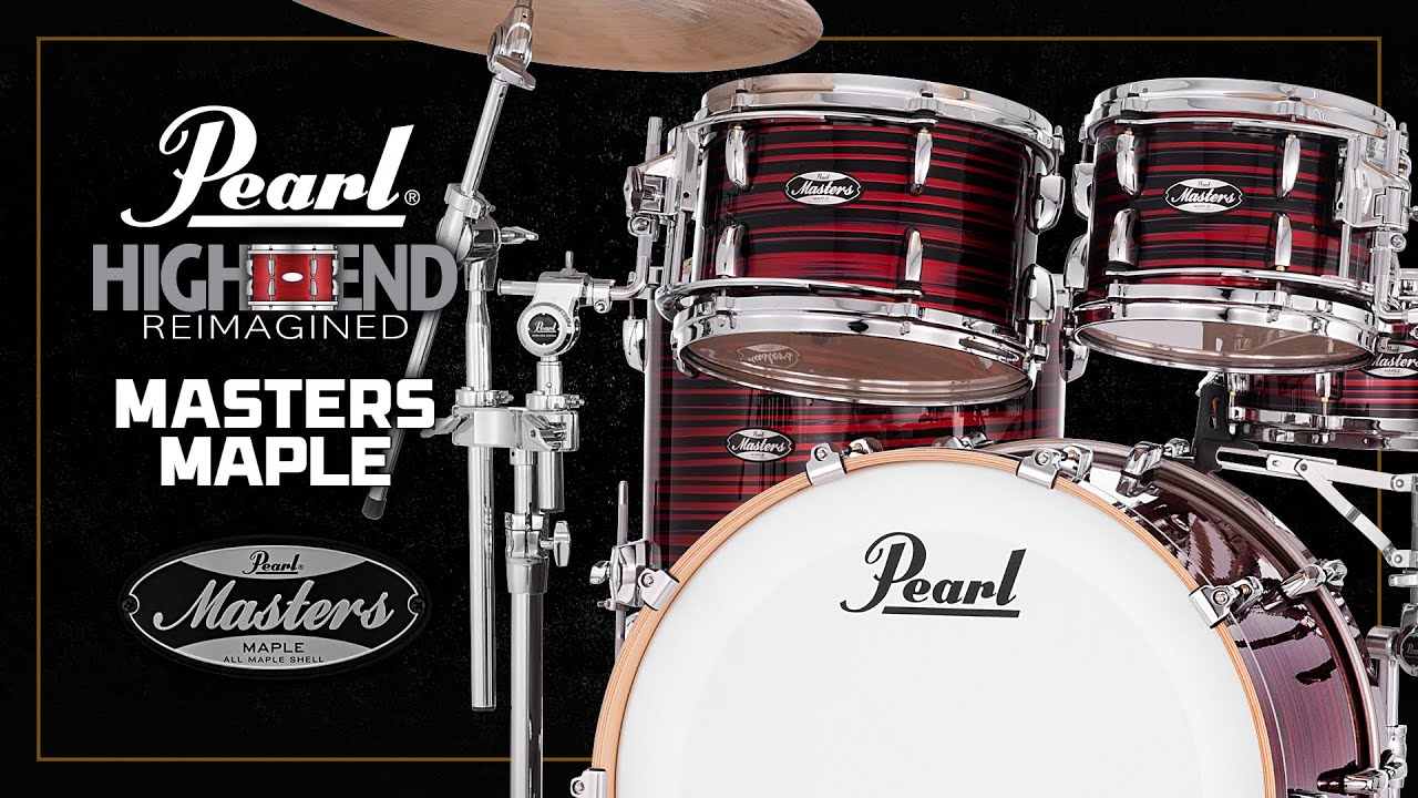 Pearl Masters Maple 4-piece Shell Pack - Kobalt Blue Fade Metallic