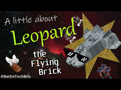 A little about BATTLETECH - Leopard-class DropShip, the Flying Brick