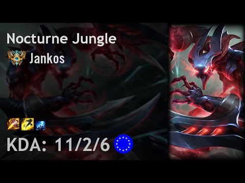 Nocturne Jungle vs Gragas - Jankos - EUW Challenger Patch 7.7