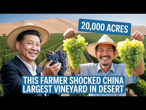 China’s Desert Miracle: One Man’s $8 Million Vineyard Gamble