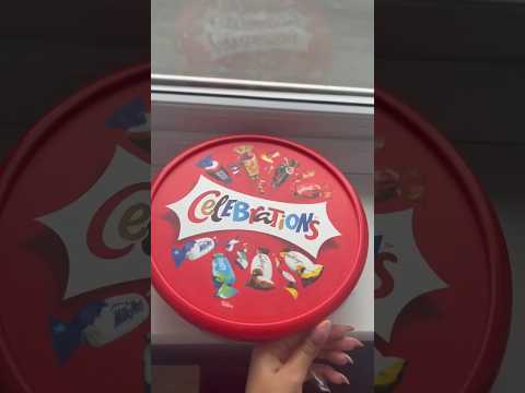 Unboxing celebration box #unboxing #subscribe #asmr #like #chocolate #satisfying #explore #support