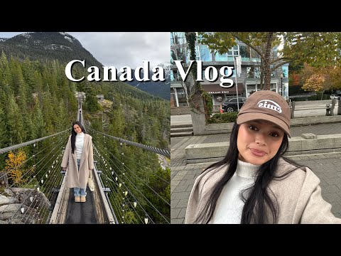 CANADA VLOG | first time in vancouver, what i ate + shopping! 