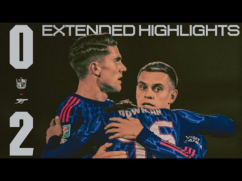EZE & TROSSARD ON THE SCORESHEET | EXTENDED HIGHLIGHTS | Port Vale 0-2 Arsenal | Carabao Cup