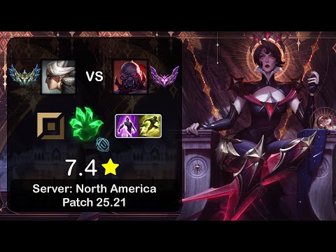 Camille Top vs Sion - NA Challenger - Patch 25.21