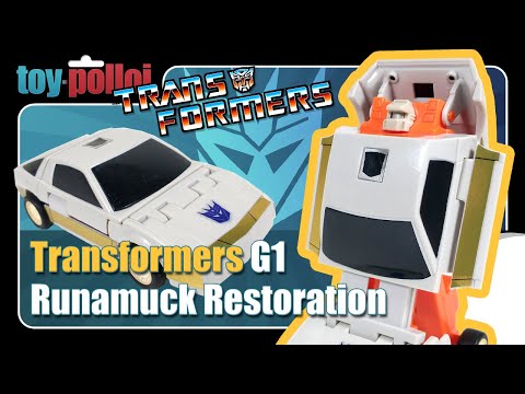 Vintage Transformers G1 Runamuck repairs - Toy Polloi