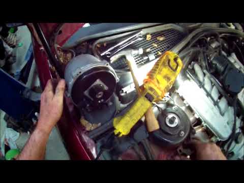 Mercedes V12 Alternator removal and replacement process - easier than you think !